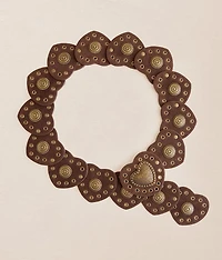 Concho Heart Belt