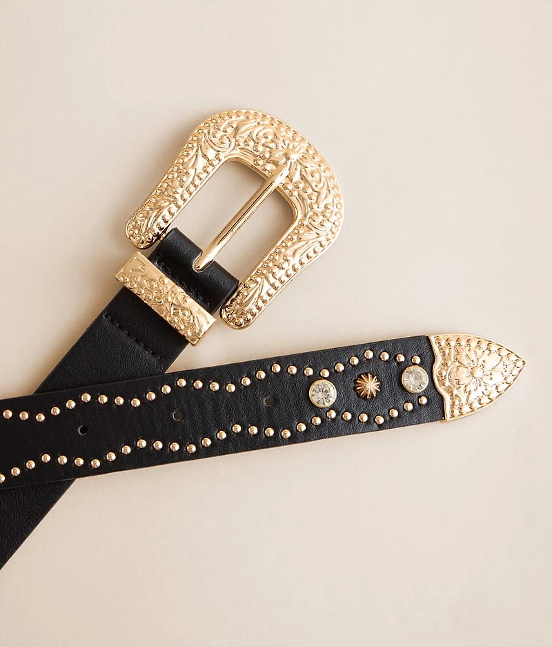 Glitz Studded Western Belt