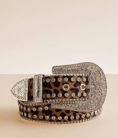 Leopard Glitz Belt