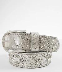 Metallic Chevron Belt