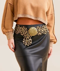 Leopard Circle Belt