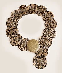 Leopard Circle Belt