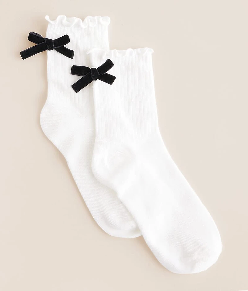 Bow Crew Socks