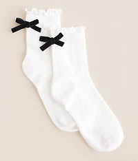Bow Crew Socks