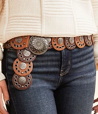 Western Concho Circle Belt