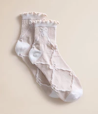 Bow Textured Socks