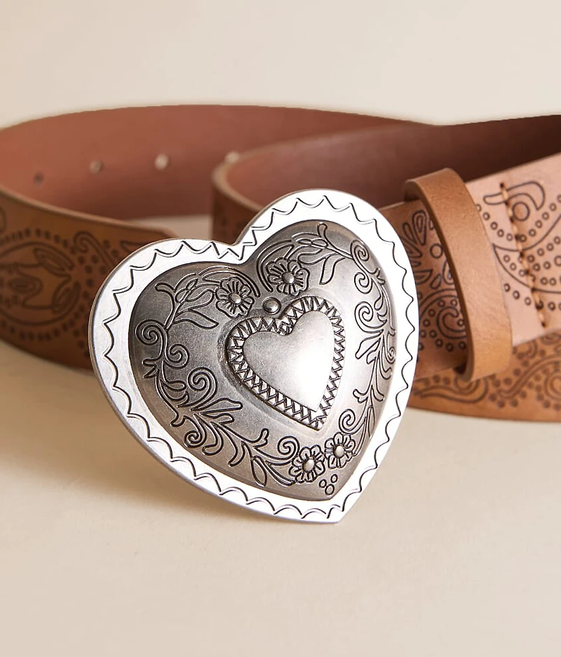 Paisley Heart Belt