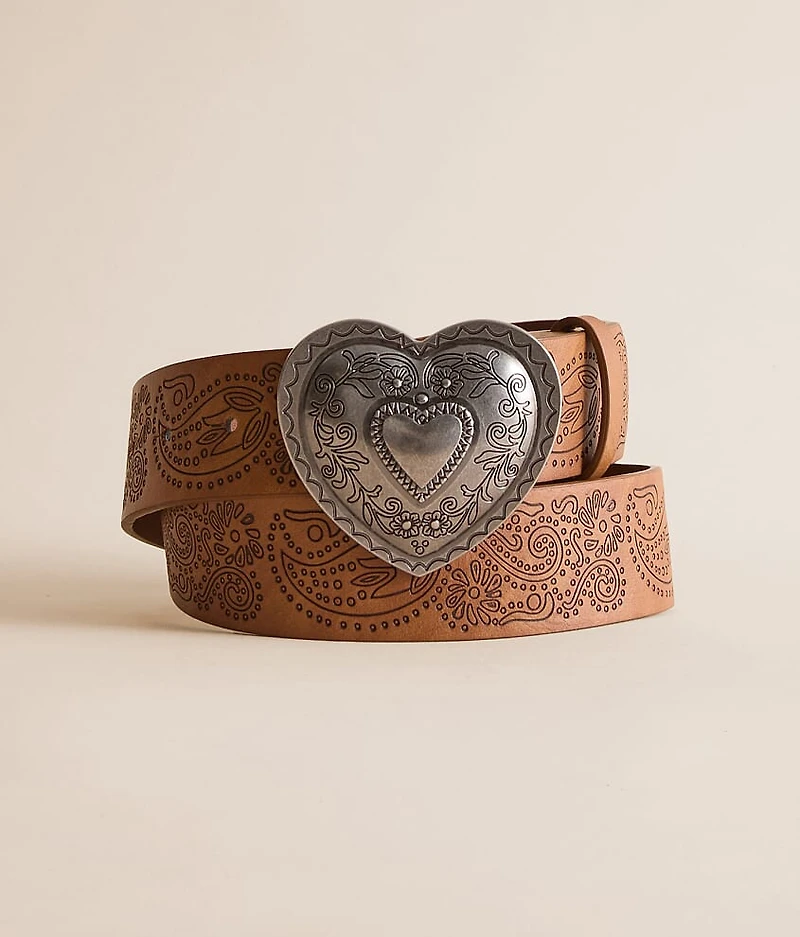 Paisley Heart Belt