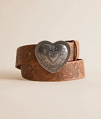 Paisley Heart Belt