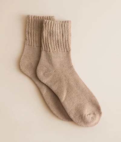 Ribbed Cuff Socks