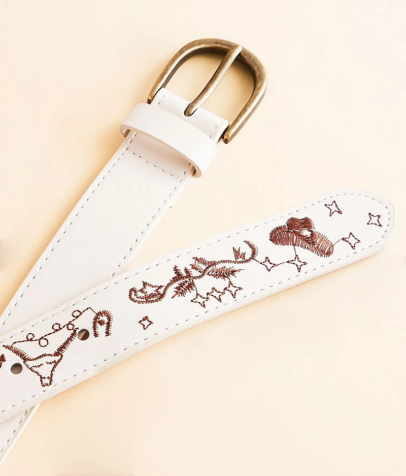 Western Embroidered Belt