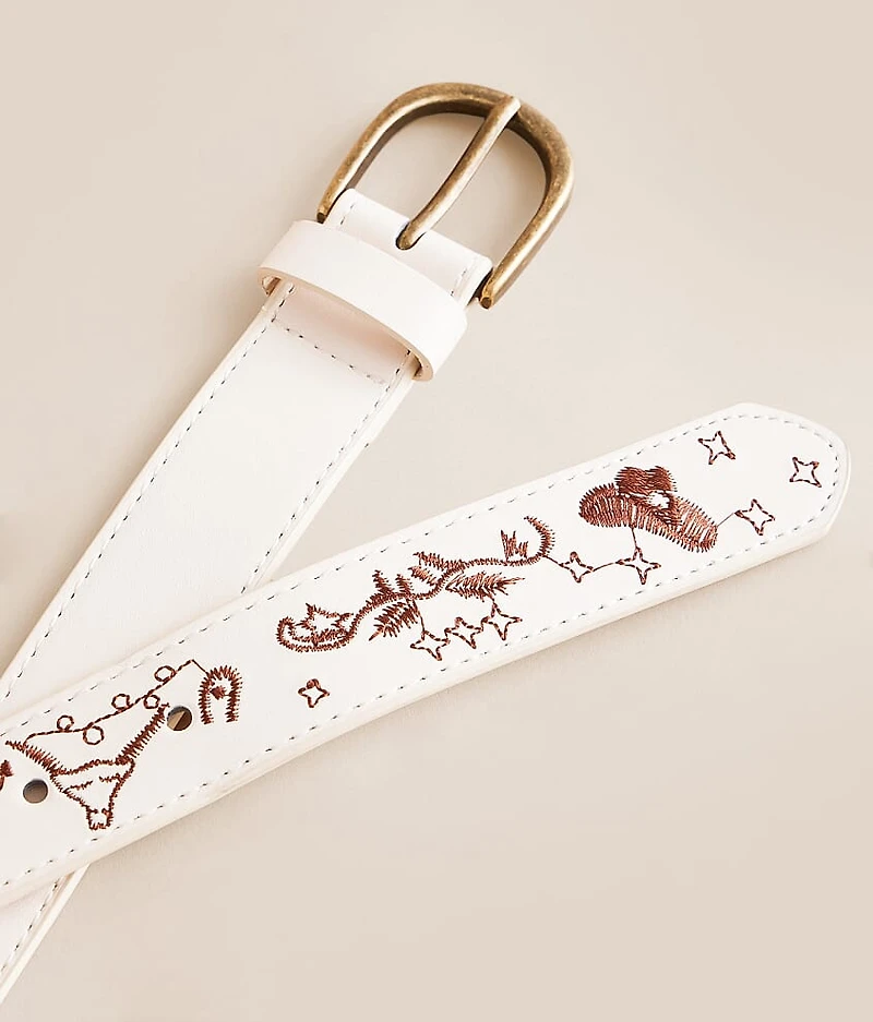 Western Embroidered Belt
