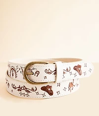 Western Embroidered Belt