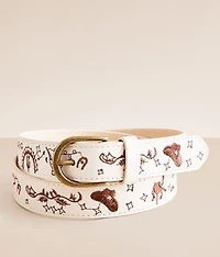 Western Embroidered Belt