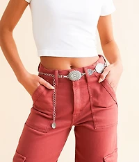 Western Concho Chain Belt