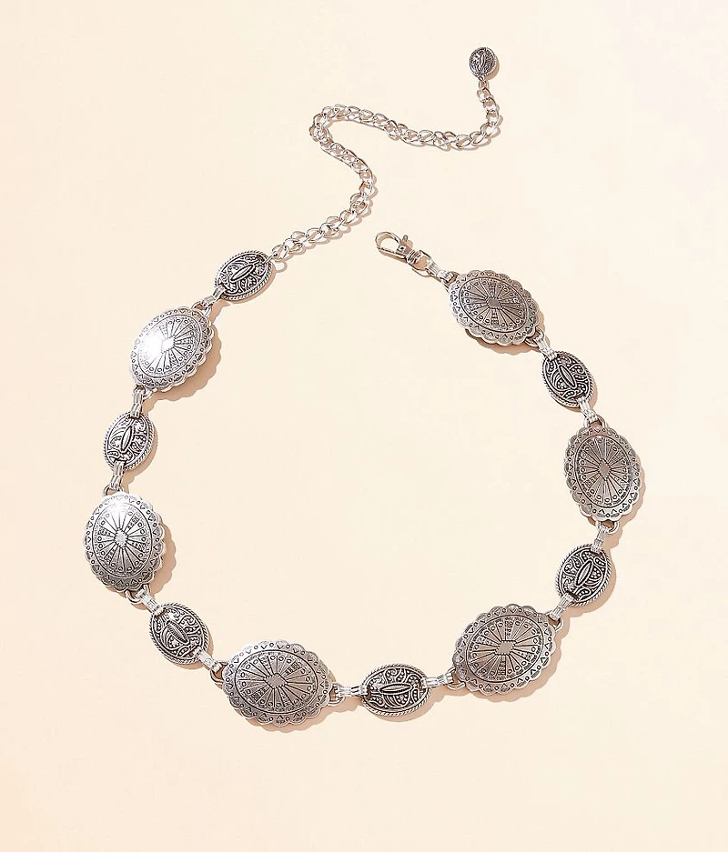 Western Concho Chain Belt