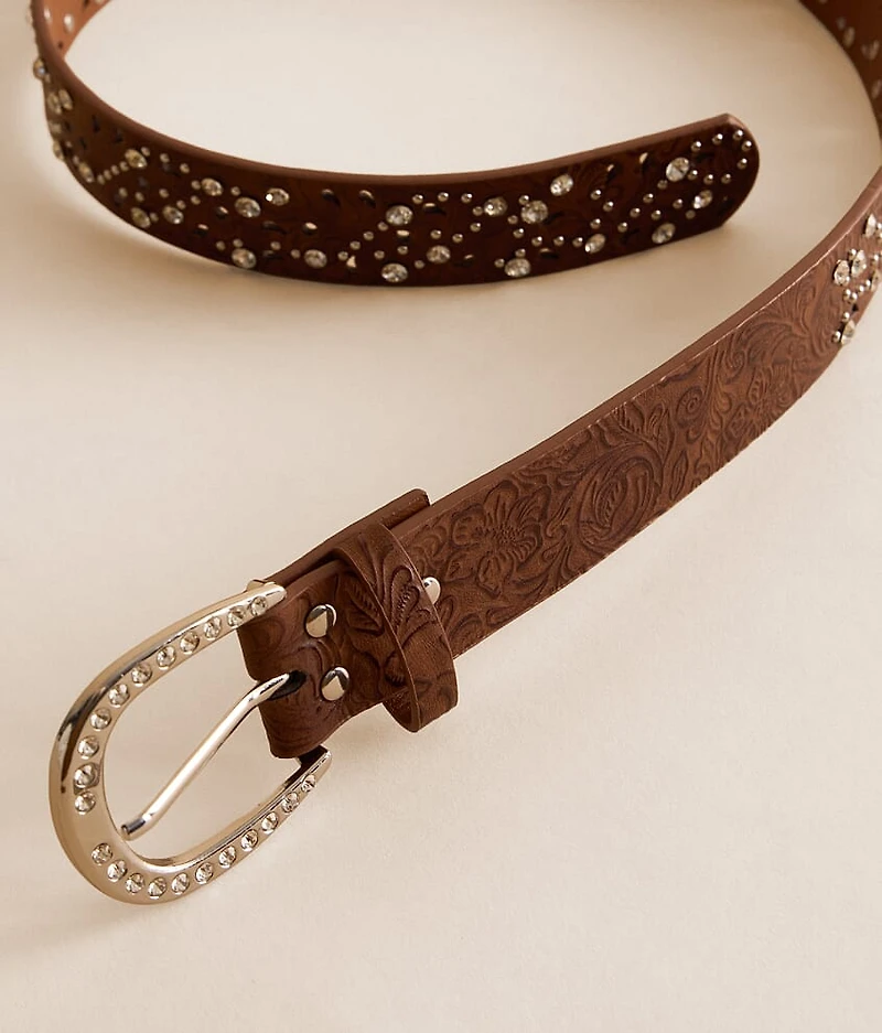 Embossed Glitz Belt