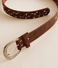 Embossed Glitz Belt