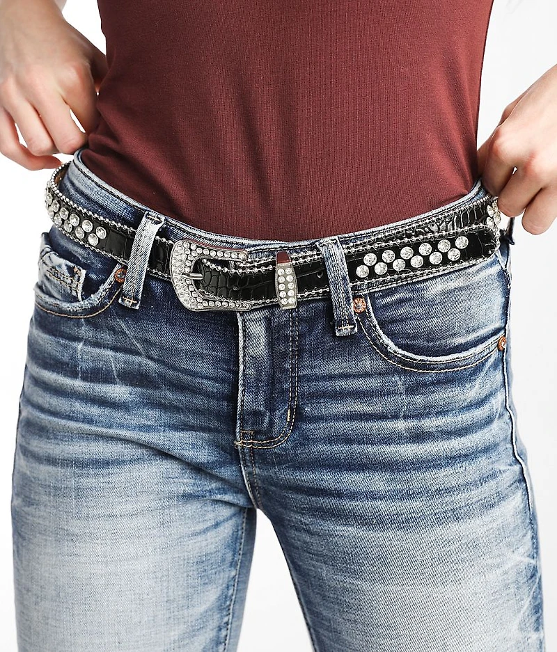 Glitz Skinny Western Belt
