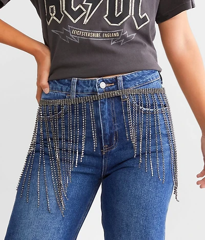 Glitz Fringe Belt