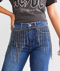 Glitz Fringe Belt