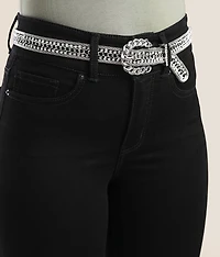 Rhinestone Glitz Belt