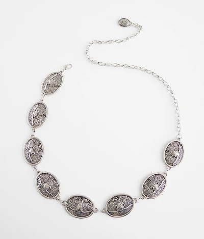 Western Steer Head Belt