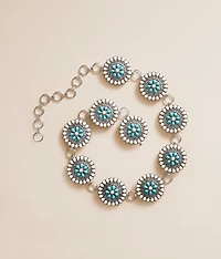 Turquoise Stone Chain Belt