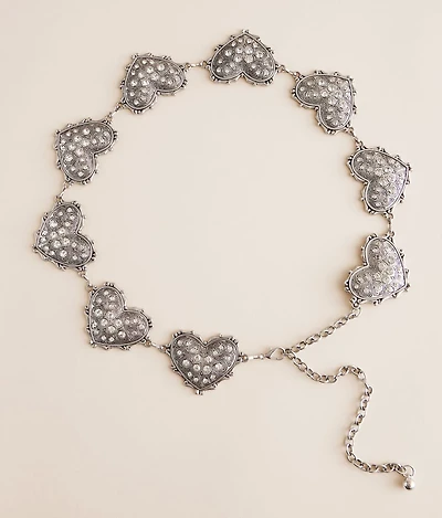 Heart Glitz Concho Belt