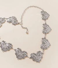 Glitz Heart Chain Belt