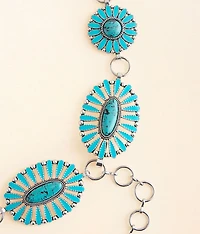 Western Turquoise Chain Belt