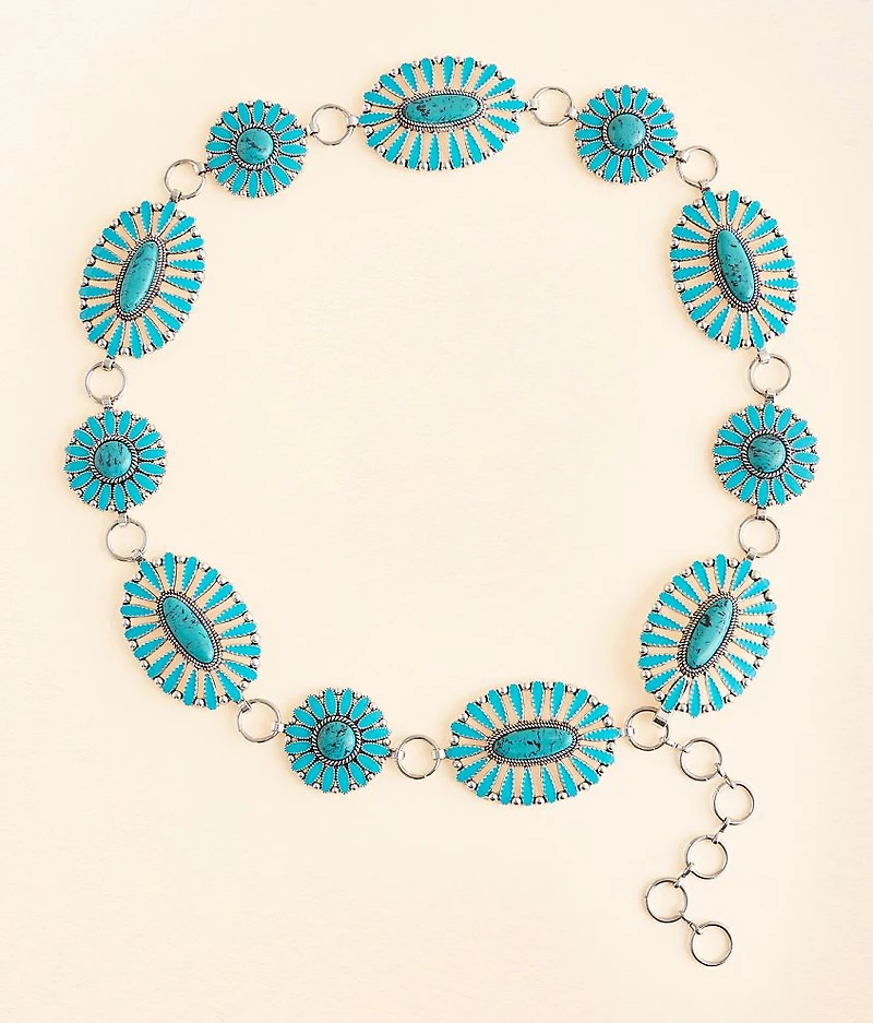 Western Turquoise Chain Belt