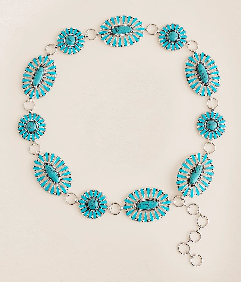 Western Turquoise Chain Belt