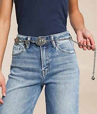 Steer Head Concho Belt