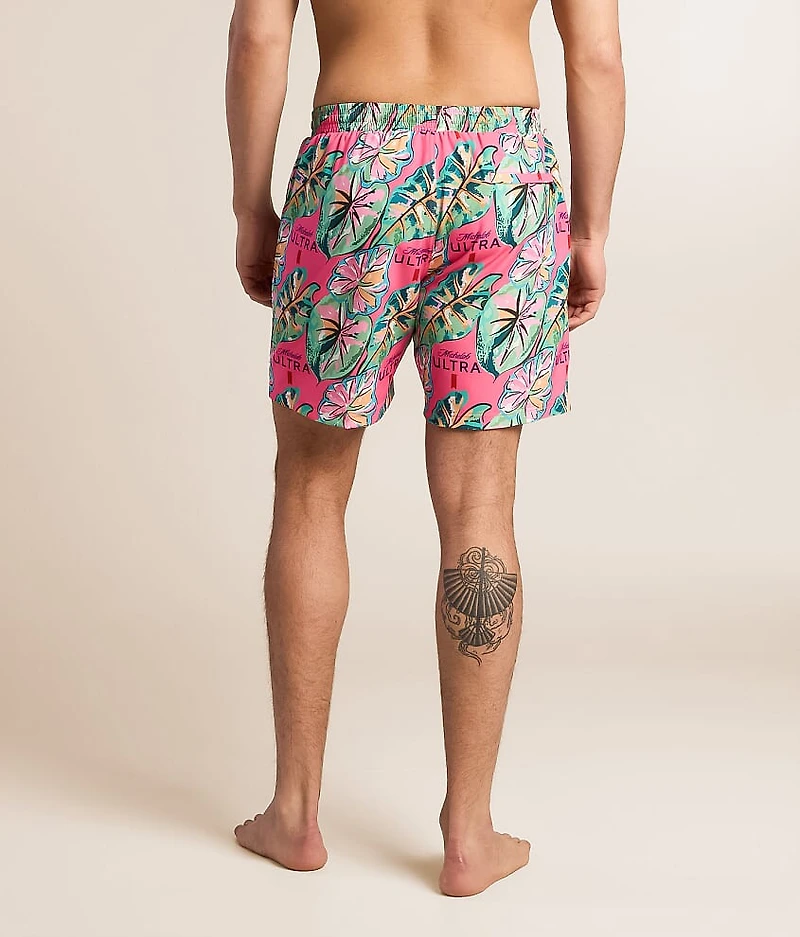 Michelob Ultra Stretch Swim Trunks