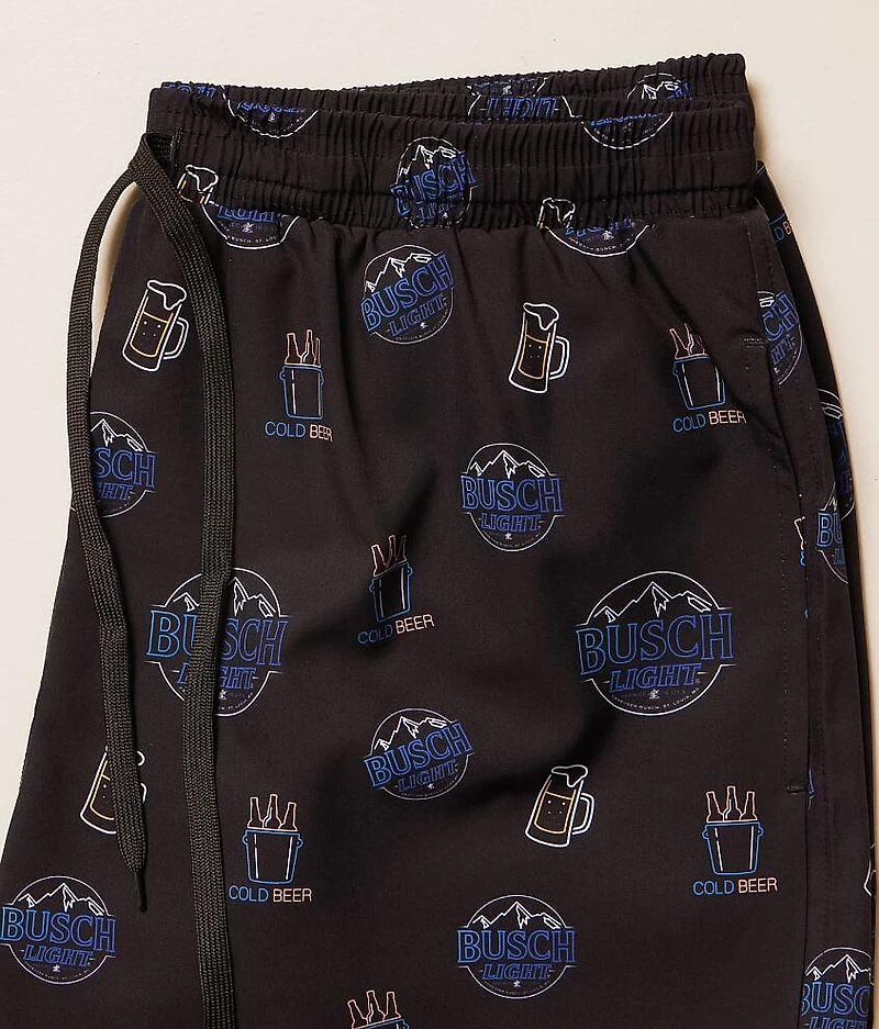 Busch Light Neon Stretch Swim Trunks