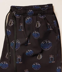 Busch Light Neon Stretch Swim Trunks