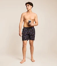 Busch Light Neon Stretch Swim Trunks