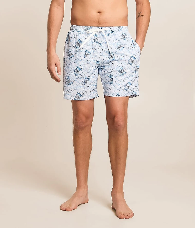 Busch Light Ice & Cans Swim Trunks