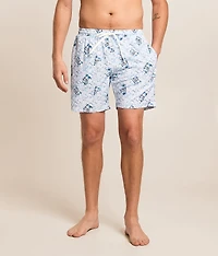 Busch Light Ice & Cans Swim Trunks
