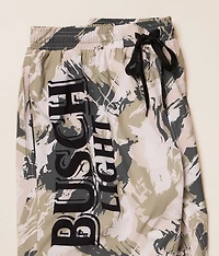 Busch Light Camo Stretch Swim Trunks
