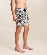 Busch Light Camo Stretch Swim Trunks