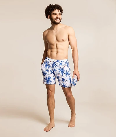 Michelob Ultra Palm Stretch Swim Trunks