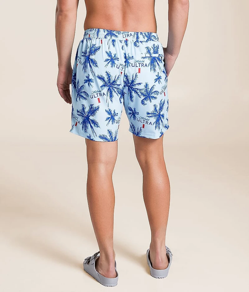 Michelob Ultra® Palm Fronds Swim Trunks