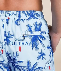 Michelob Ultra® Palm Fronds Swim Trunks