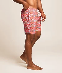 Busch Light Fish Lures Stretch Swim Trunks