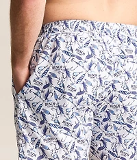 Busch Light Bass Lures Stretch Swim Trunks