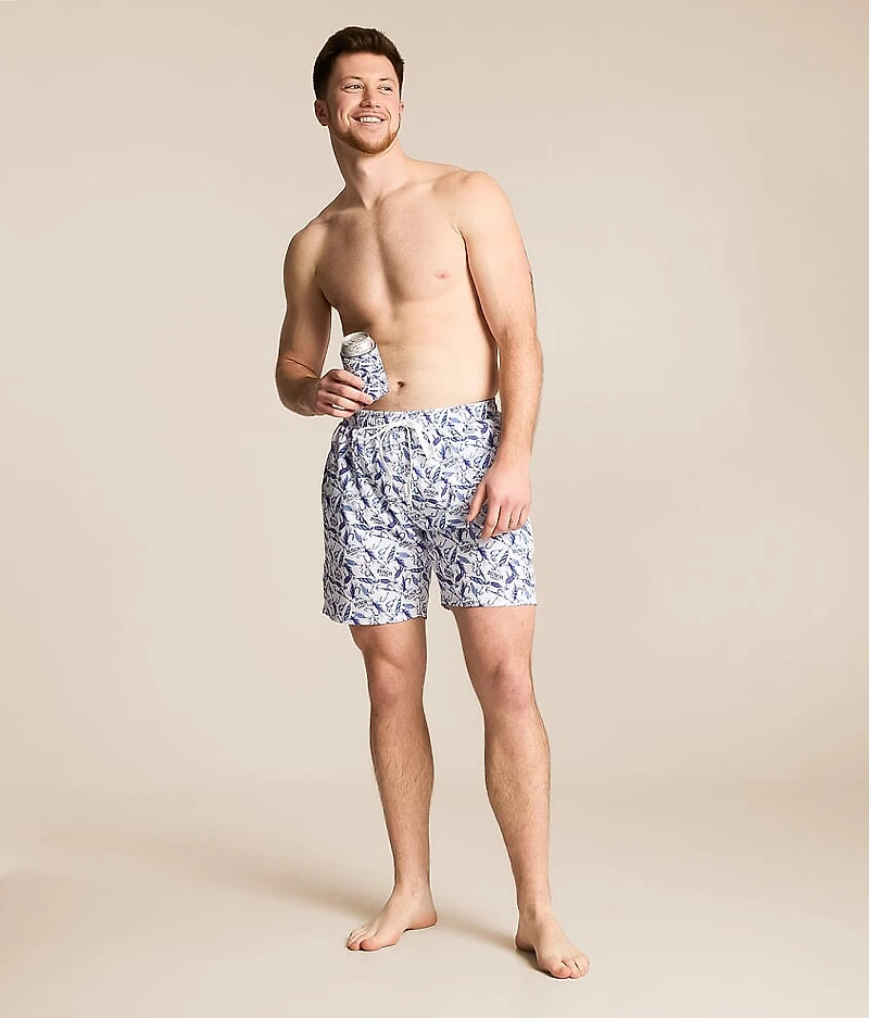 Busch Light Bass Lures Stretch Swim Trunks
