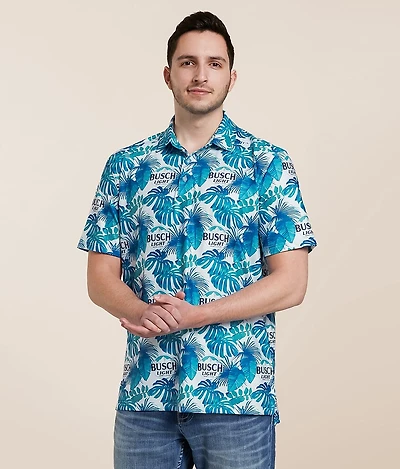 Busch Light® Floral Polo