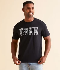 Paisley Flocked T-Shirt